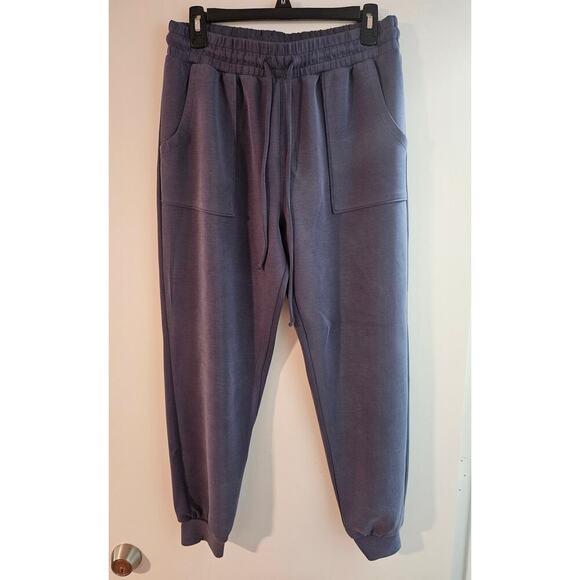 NWT $88 Thrive Société Patch Pocket Joggers In Indigo Size M - Picture 2 of 8